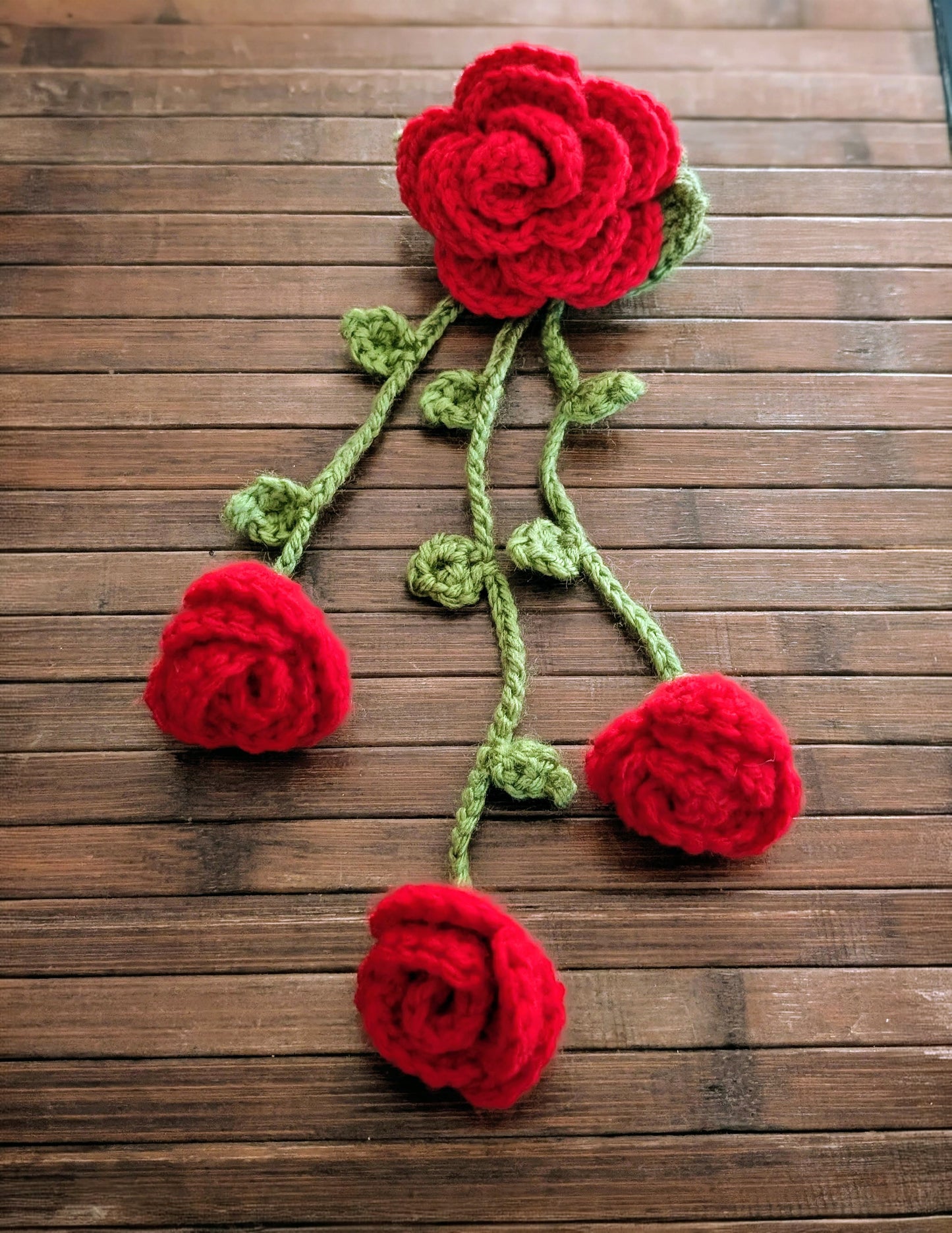 The Romantic Rose Vine Crochet Hair Clip