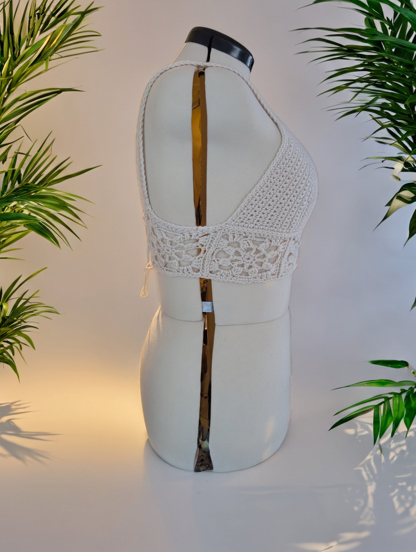 The Bohemian Bloom Crochet Crop Top