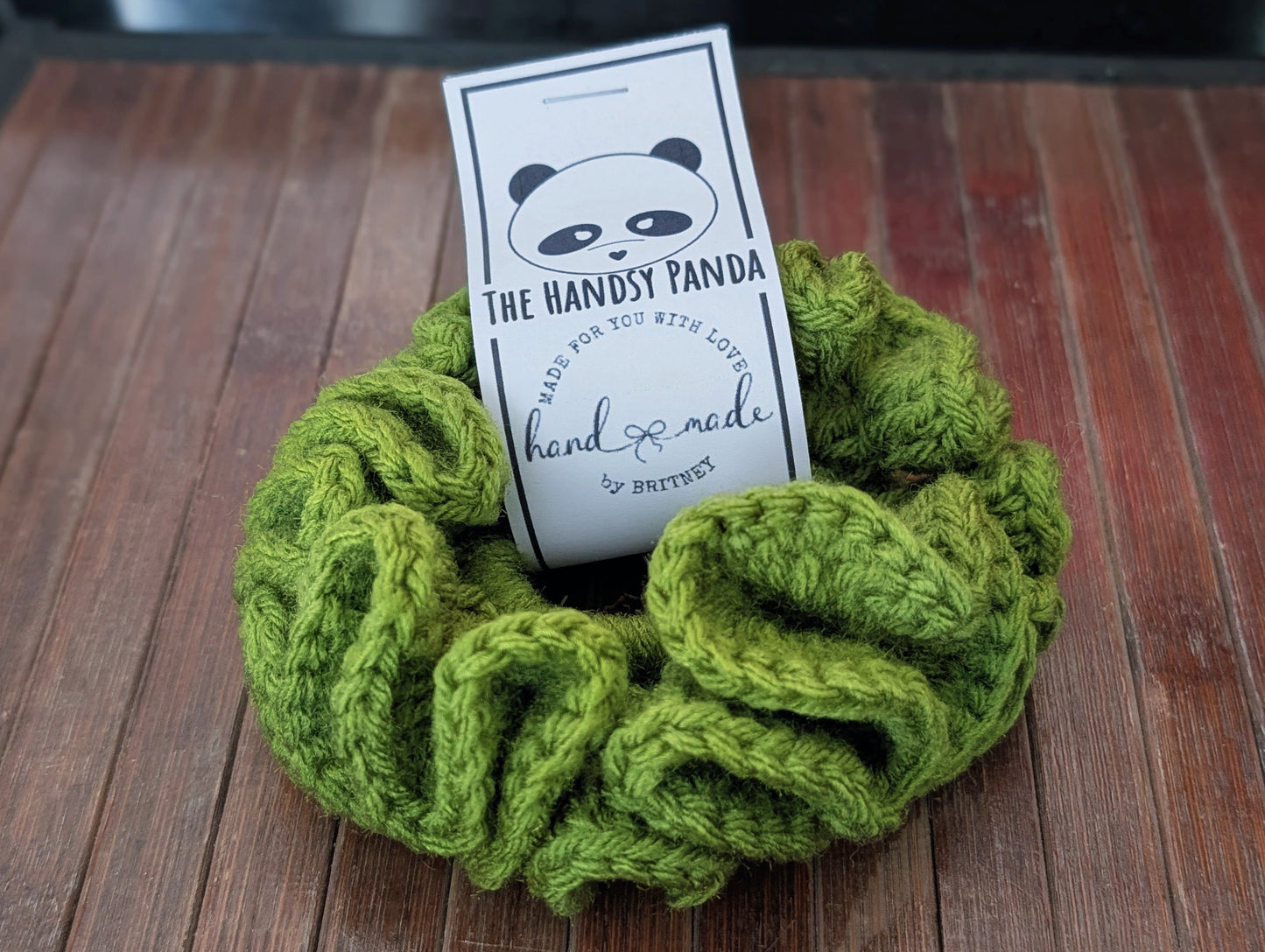 Frilly Crocheted Scrunchie