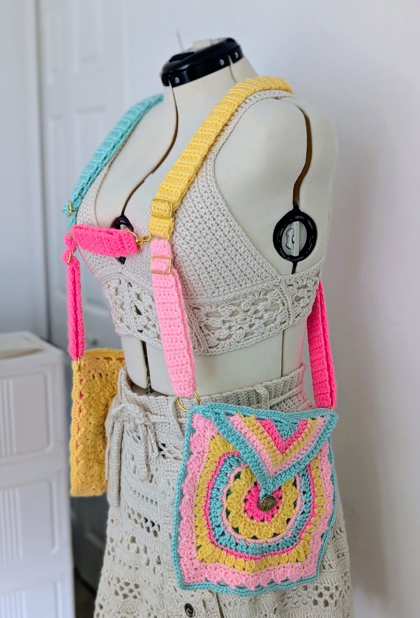 Crochet Harness Bag