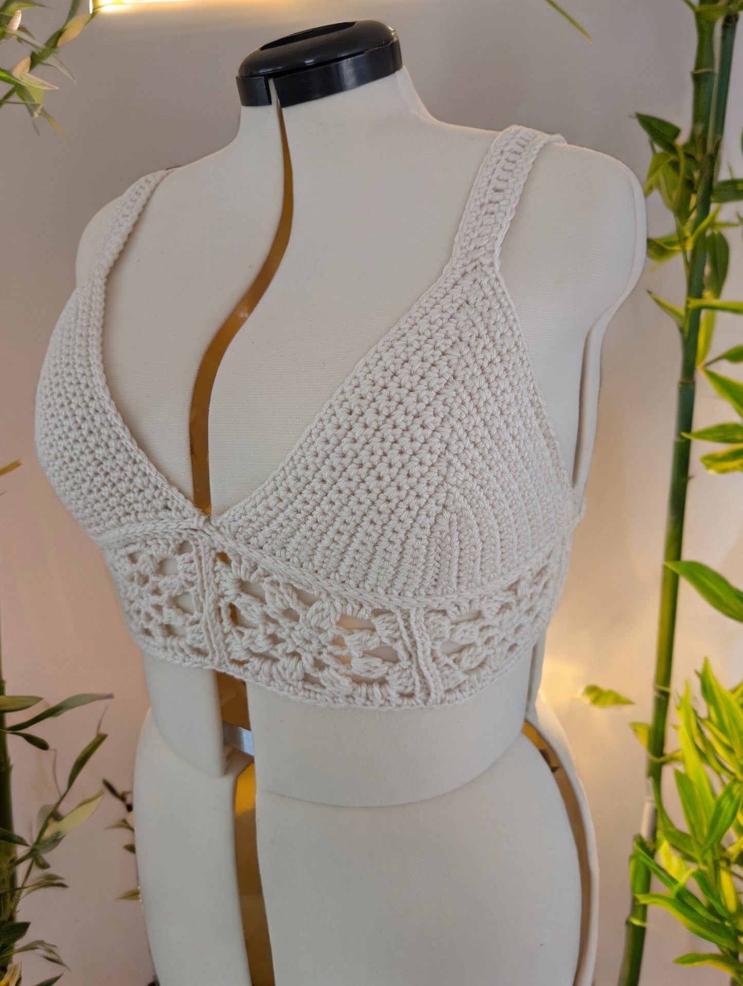 The Bohemian Bloom Crochet Crop Top