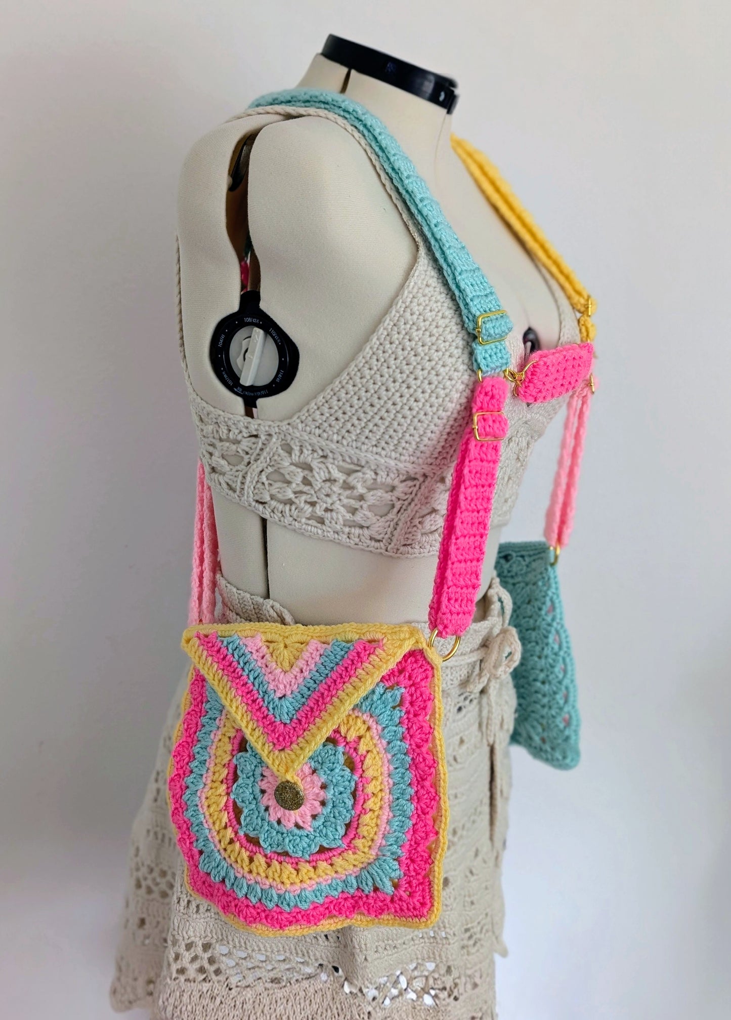 Crochet Harness Bag