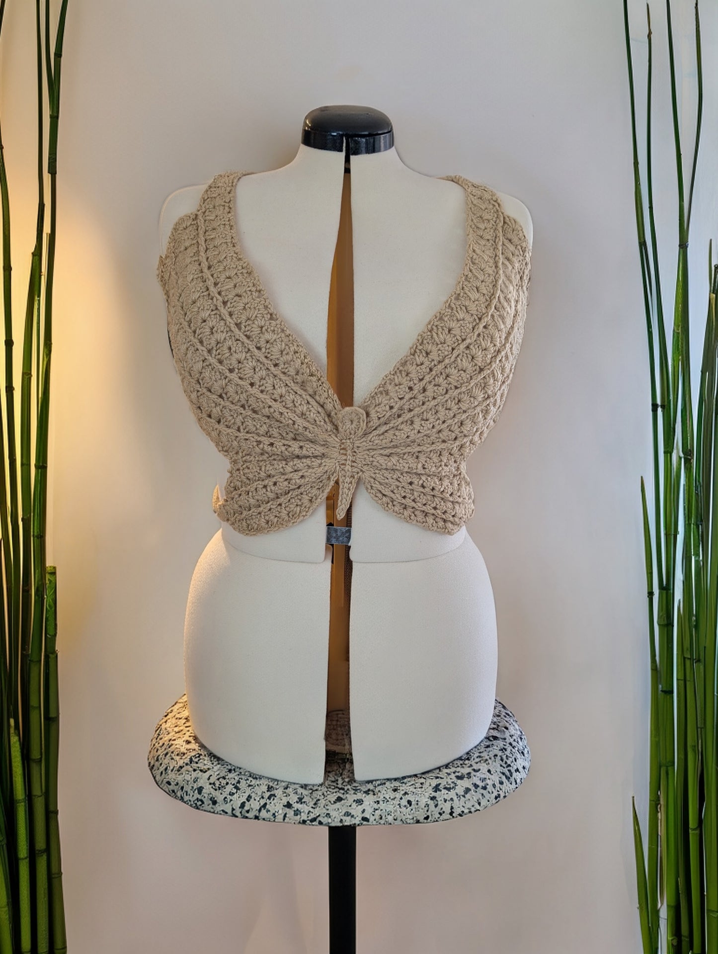 The Crochet Butterfly Top