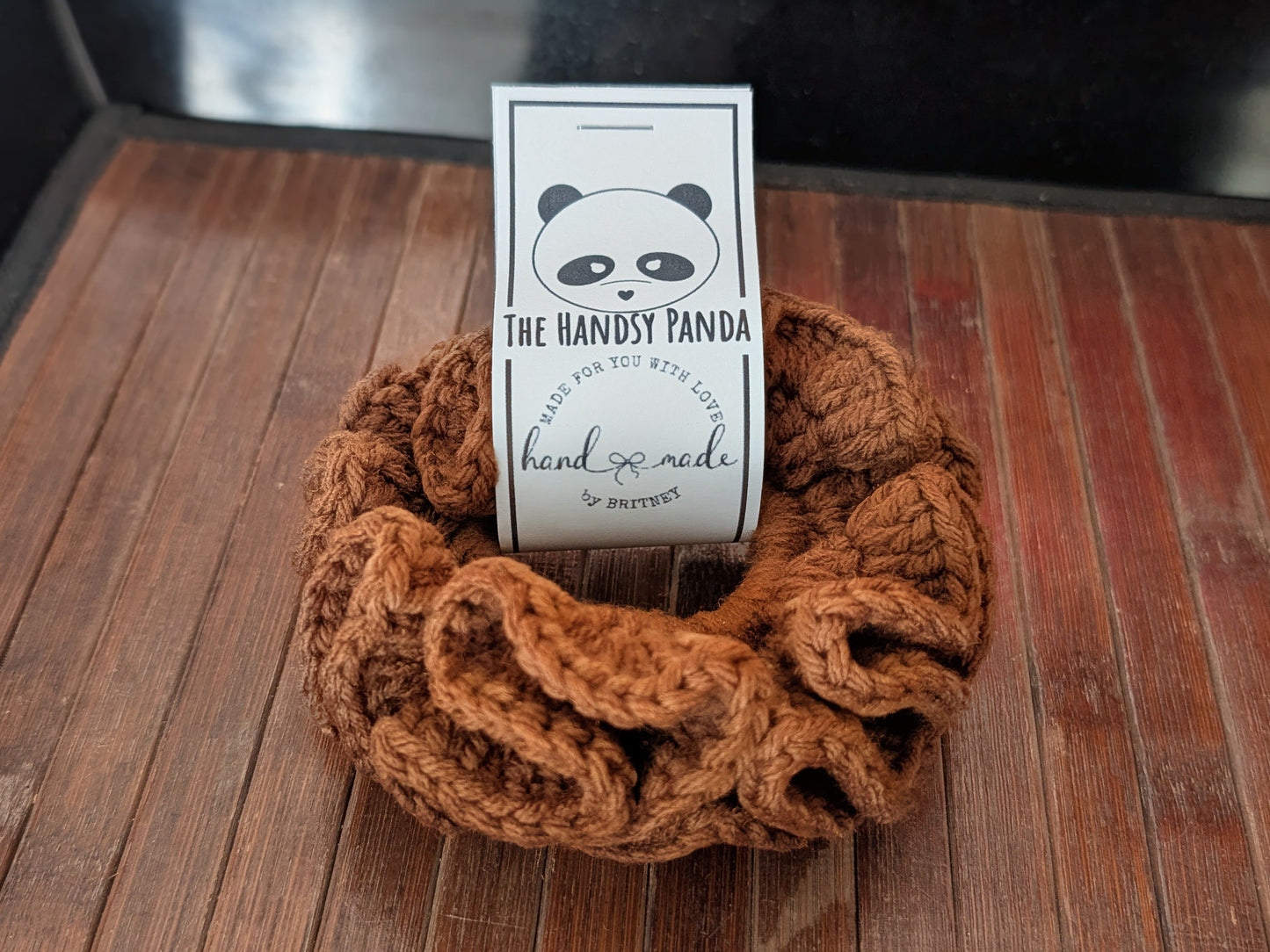 Frilly Crocheted Scrunchie