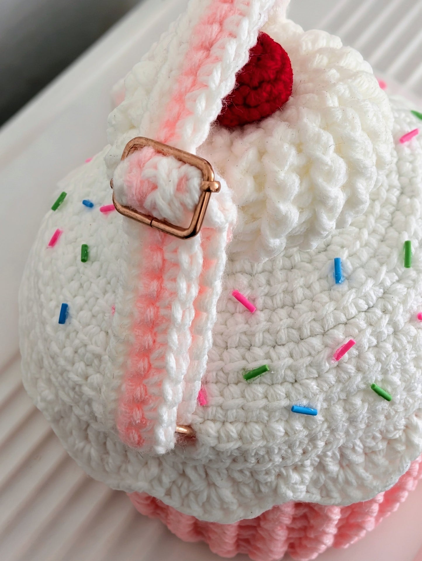 Cupcake Puff Crossbody Bag