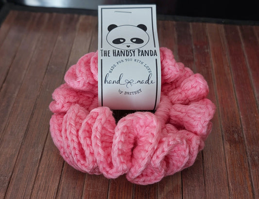 Frilly Crocheted Scrunchie