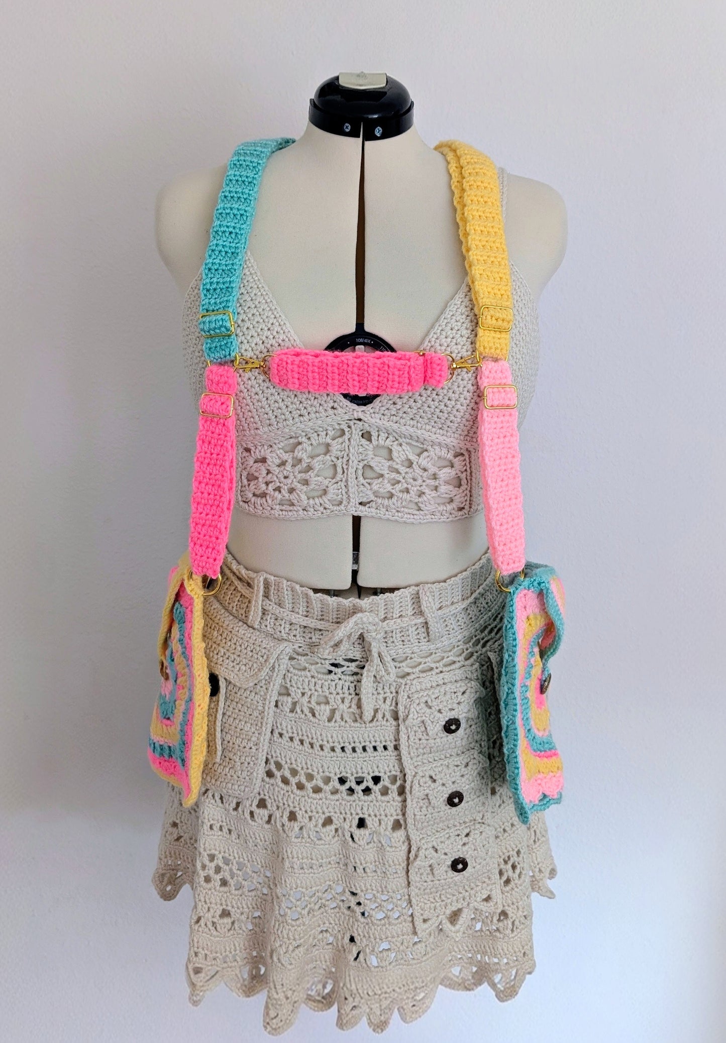 Crochet Harness Bag