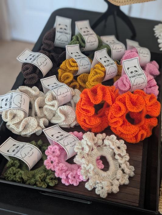 Flower Scrunchie