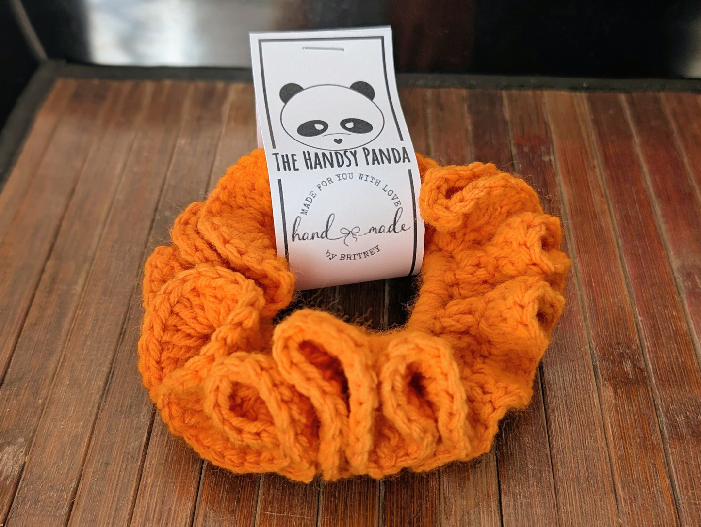 Frilly Crocheted Scrunchie