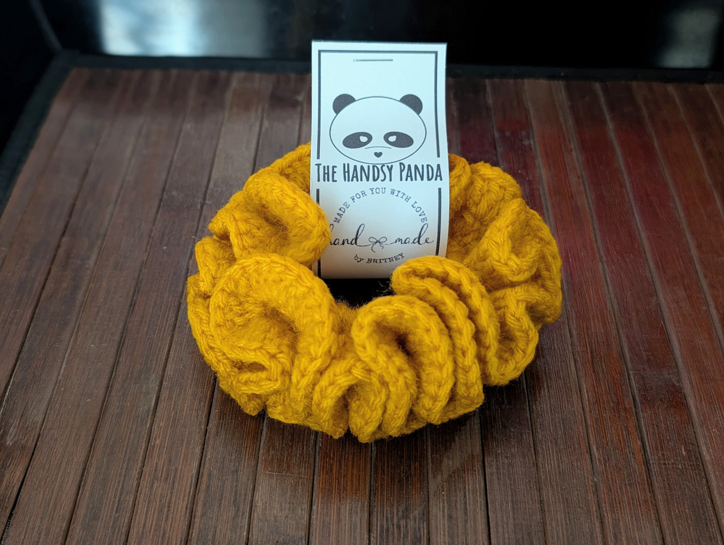 Frilly Crocheted Scrunchie